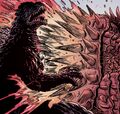 Godzilla taking Anguirus' carapace