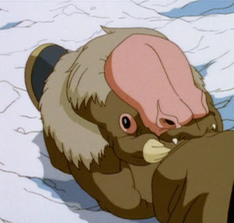 A baby Ice Borer in Godzilla: The Series