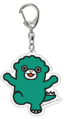 Chibi Godzilla acrylic keychain