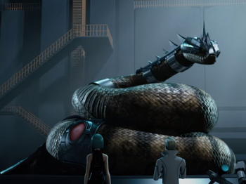 Giant Anaconda after her Biono-bot conversion in Kong: King of the Apes