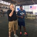 John Goodman and Samuel L. Jackson in a Kalaeloa Airport hangar