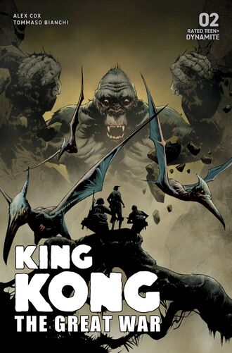 Cover A of Kong: The Great War #2 by Jae Lee