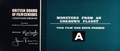BBFC certificate for Monsters from an Unknown Planet