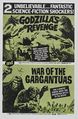American Godzilla's Revenge and The War of the Gargantuas double-bill poster
