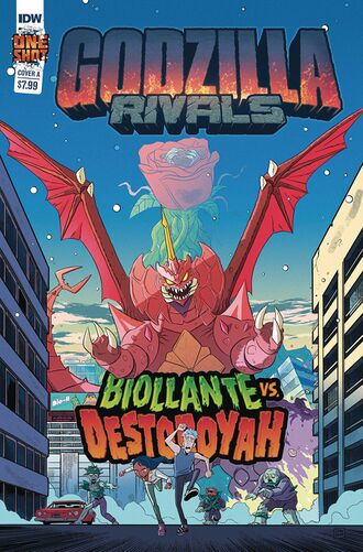 Cover A of Godzilla Rivals: Biollante Vs. Destoroyah by Sean Dove
