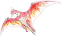 Fire Rodan concept art by Minoru Yoshida