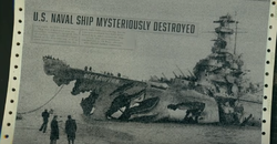 A photograph of the USS Lawton (Kong: Skull Island)