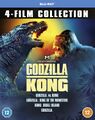 United Kingdom Monsterverse Godzilla/Kong 4-Film Collection Blu-ray cover