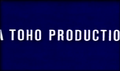 English "A Toho Production" card from the international version of Prophecies of Nostradamus