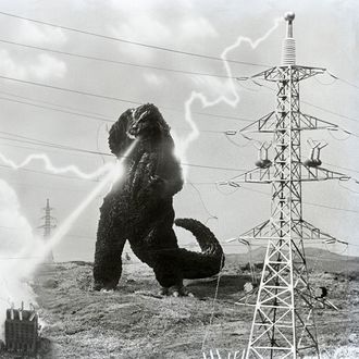 The Artificial Lightning Generator in a publicity still for Mothra vs. Godzilla