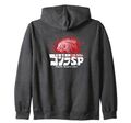 Pencil illustration zip hoodie