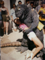 The Godzilla suit used for Pee Wee’s Big Adventure
