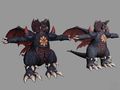 Comparison between Destoroyah's Wii and PS2 models