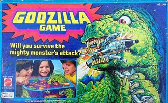The box for Godzilla Game