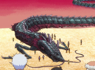 A Manda carcass in Godzilla Singular Point