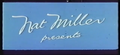 "Nat Miller presents" card from Matango VHS