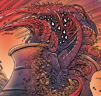 The nuclear reactor demon in Godzilla in Hell #1