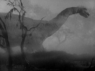 A Brontosaurus in King Kong (1933)