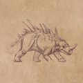Ceratopsian drawing