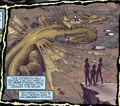 The near-dead King Ghidorah in Godzilla: Rulers of Earth #16