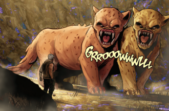 Spineprowler cubs in Godzilla x Kong: The Hunted