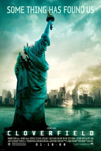 The American poster for Cloverfield