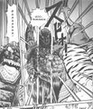 Megalon drills into Godzilla's chest