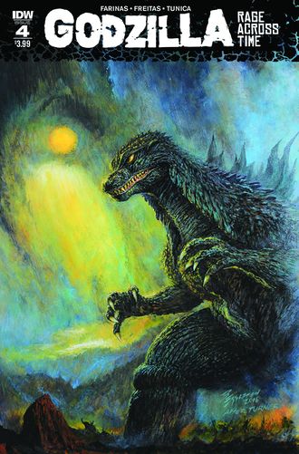 Cover A of issue #4 by Bob Eggleton