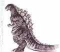 Godzilla fourth form concept art