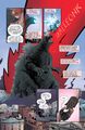 Godzilla triumphantly roaring after defeating Mechagodzilla