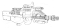 Gatling Gun concept art