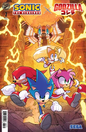 Sonic the Hedgehog X Godzilla issue 2