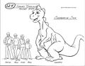 Model sheet and size reference