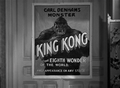 A Poster for Kong's show in Carl Denham's room