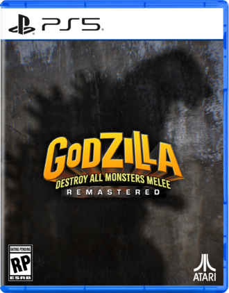 PlayStation 5 box for Godzilla: Destroy All Monsters Melee Remastered