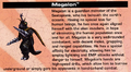 Megalon's bio from page 30 of the Godzilla: Unleashed instruction manual booklet
