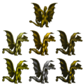 King Ghidorah's palette swaps
