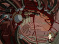 Mendel Craven within the inner brain chamber of the Techno-Sentient