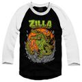 Cavitycolors Zilla: Rumble in the City baseball shirt