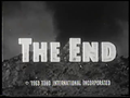 International end title from the black and white U.S. release