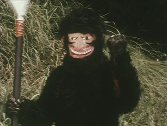 The Satori Yokai in episode 8 of Go! Kotaro Ushiwaka