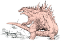 Godzilla concept art