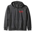 Pencil illustration zip hoodie
