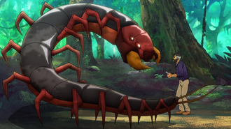 The Amberpede in Skull Island