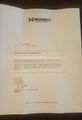 Letter accompanying the NYCC poster