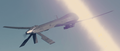 A MQ1-Predator moments before being destroyed