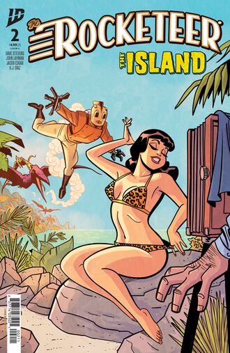 Cover A of The Rocketeer: The Island #2 by Jacob Edgar