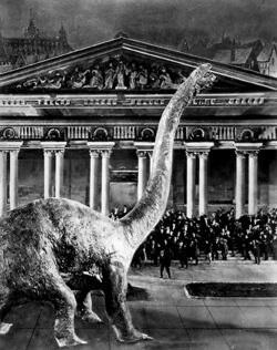 A Brontosaurus in The Lost World