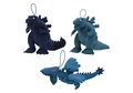 Sega Prize Godzilla Earth, Godzilla Filius and Servum plushes