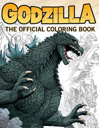 The cover of Godzilla: The Official Coloring Book